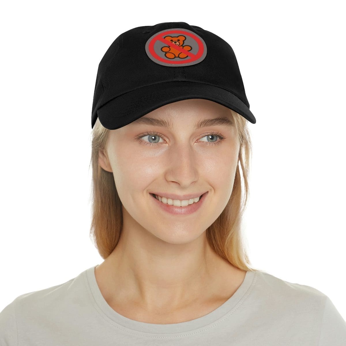 Dad Hat with Leather Patch (Round) - Image 18