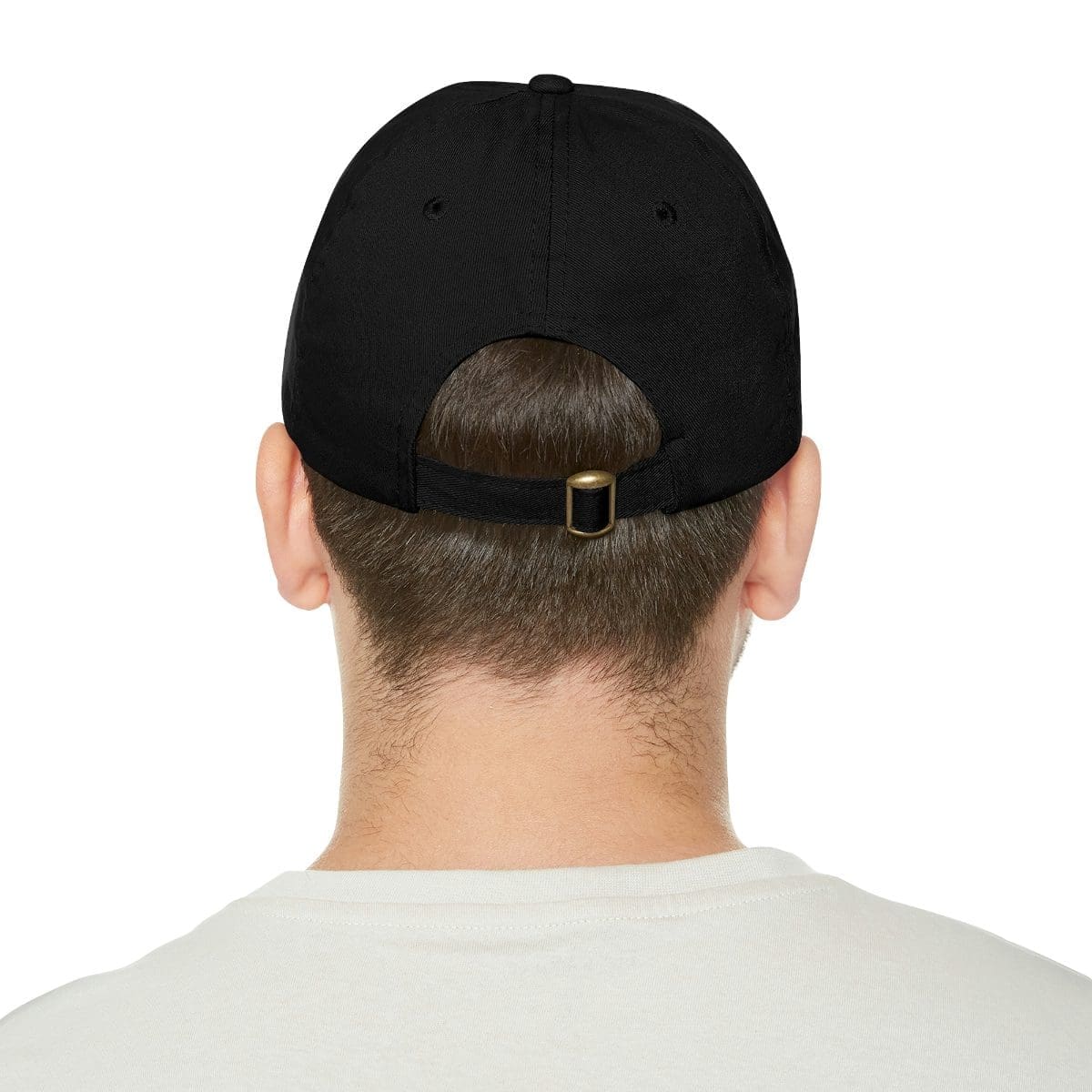 Dad Hat with Leather Patch (Round) - Image 21