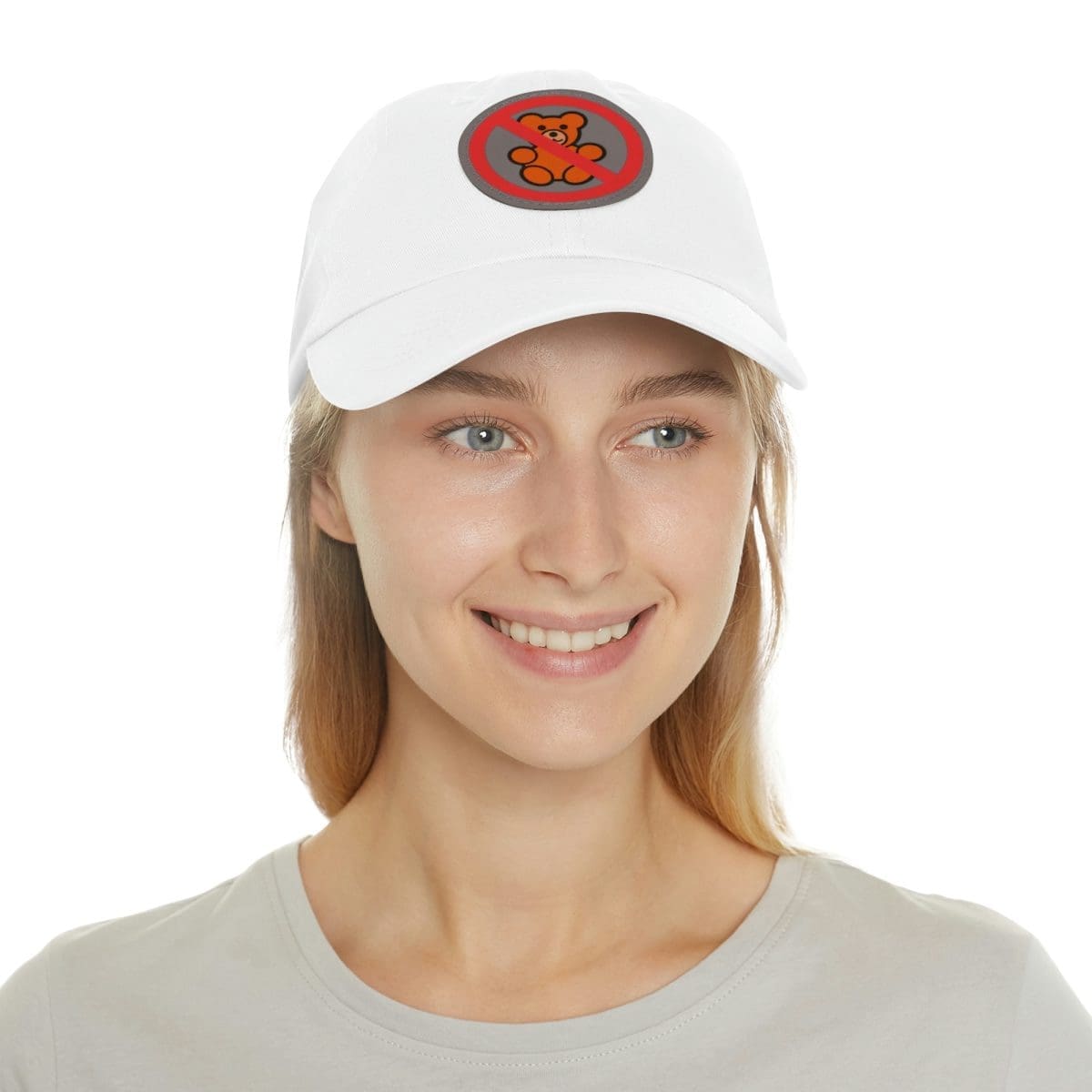 Dad Hat with Leather Patch (Round) - Image 11